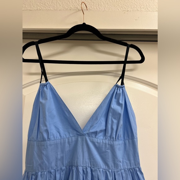 Lusana Eden Color Block Maxi Dress - Blue/Deep Indigo - Picture 7 of 11